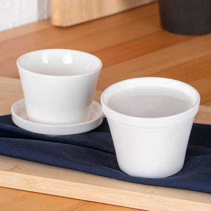 ACR ACR BIANCO PERLA SERVEERKOM MET DEKSEL 9.5 cm