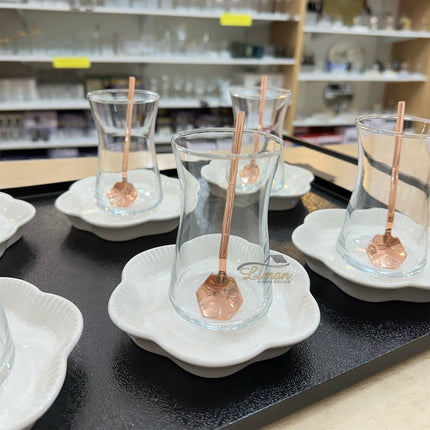 ACR ACR Bianco Perla Theeset 18 Delig | 6 Persoons Koper