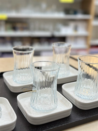 ACR ACR Bianco Perla Vierkant Theeset 12 Delig | 6 Persoons