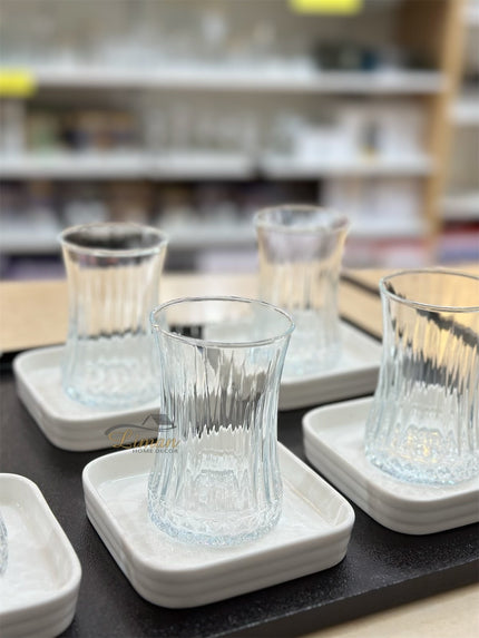 ACR ACR Bianco Perla Vierkant Theeset 12 Delig | 6 Persoons