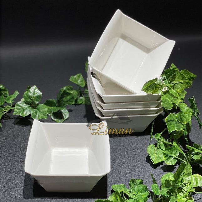 ACR ACR BIANCO PERLA VIERKANTE SCHAAL 14 CM PER STUK