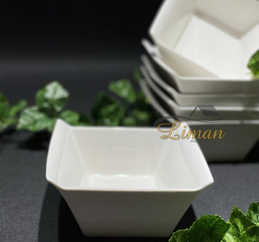 ACR ACR BIANCO PERLA VIERKANTE SCHAAL 14 CM PER STUK