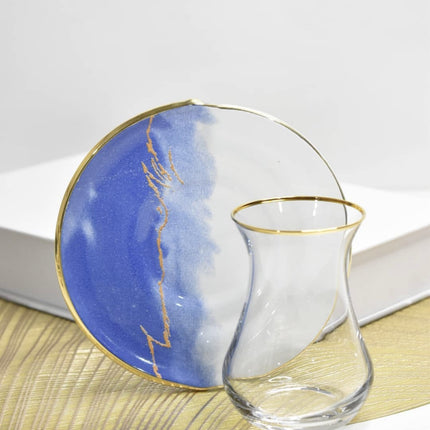 ACR ACR Bianco Theeset 12 Delig | 6 Persoons Blauw