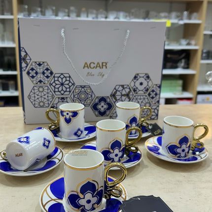 ACR ACR Blue Sky Espressoset 12 Delig | 6 Persoons
