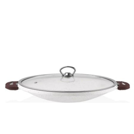 ACR ACR CAST GRANIT WOKPAN 34 CM WIT