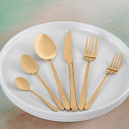 ACR ACR Elenor Bestekset 72 Delig | 12 Persoons Gold