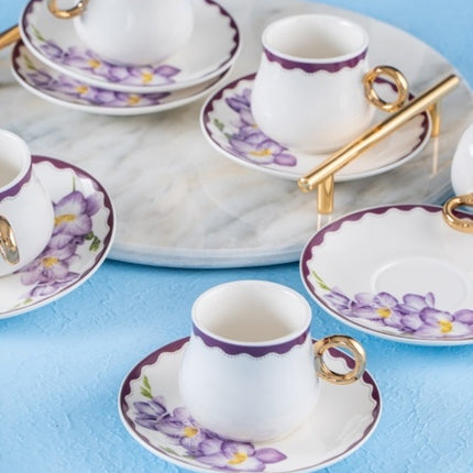 ACR Acr Estela  Espressoset 12-Delig | 6-Persoons Paars