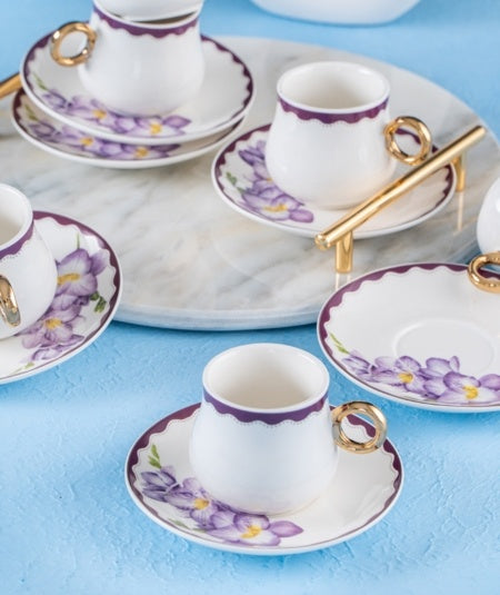 ACR Acr Estela  Espressoset 12-Delig | 6-Persoons Paars