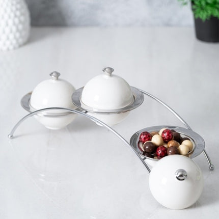 ACR ACR Felix Schalenset met stand Zilver