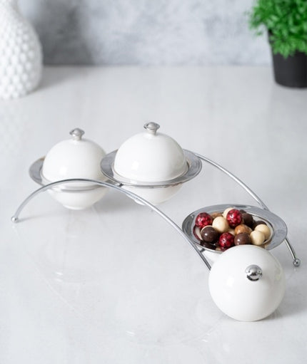 ACR ACR Felix Schalenset met stand Zilver