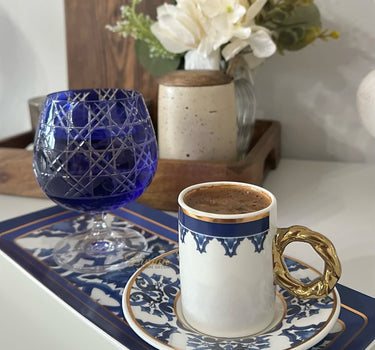 ACR ACR Francesca Espressoset 5 Delig | 2 Persoons Blauw
