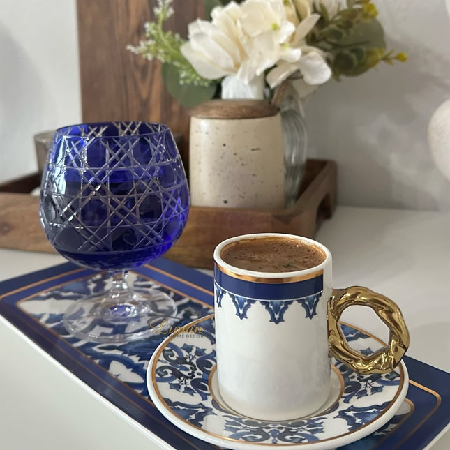 ACR ACR Francesca Espressoset 5 Delig | 2 Persoons Blauw