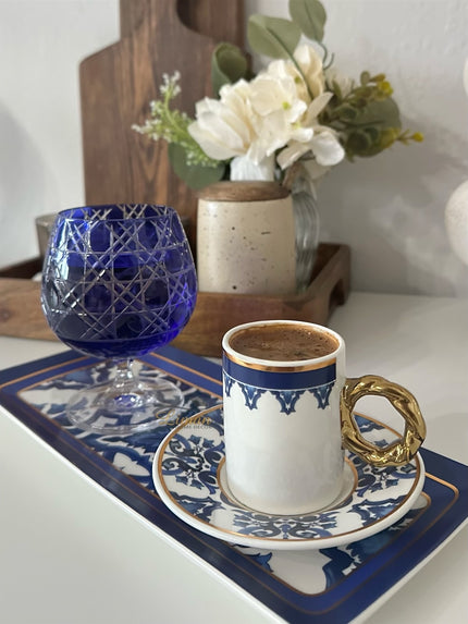 ACR ACR Francesca Espressoset 5 Delig | 2 Persoons Blauw