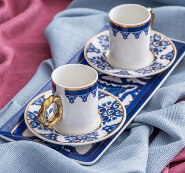 ACR ACR Francesca Espressoset 5 Delig | 2 Persoons Blauw