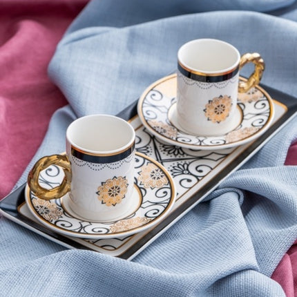 ACR ACR Francesca Espressoset 5 Delig | 2 Persoons Zwart