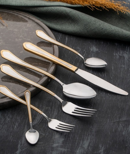 ACR ACR Glory Bestekset 6-Persoons | 36 Delig - Goud