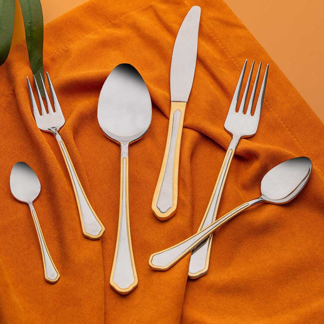 ACR ACR Glory Bestekset 72 Delig | 12 Persoons Zilver / Gold