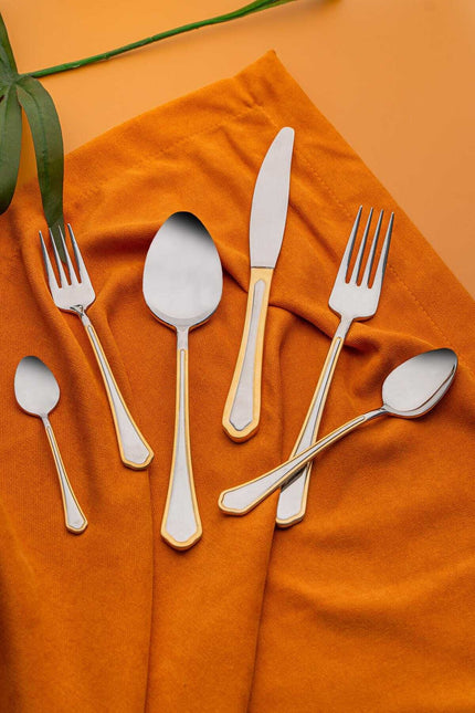 ACR ACR Glory Bestekset 72 Delig | 12 Persoons Zilver / Gold