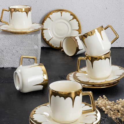 ACR ACR Gold Road Espressoset 12 Delig | 6 Persoons