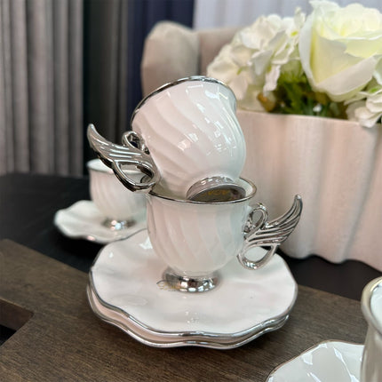 ACR ACR Jade Espressoset 12 Delig | 6 Persoons Zilver