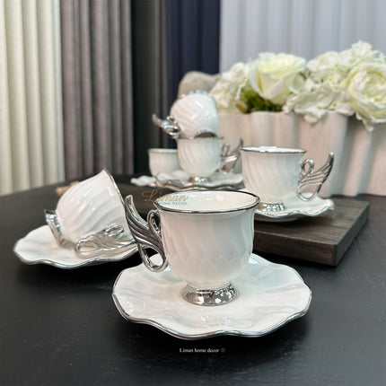 ACR ACR Jade Espressoset 12 Delig | 6 Persoons Zilver