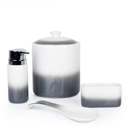 ACR ACR Keramiek Toilet Set Grijs 4 Delig