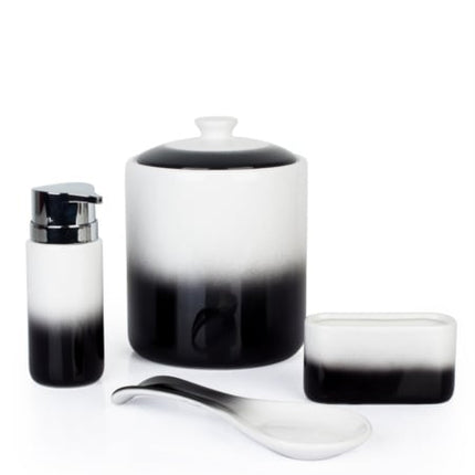 ACR ACR Keramiek Toilet Set Zwart 4 Delig