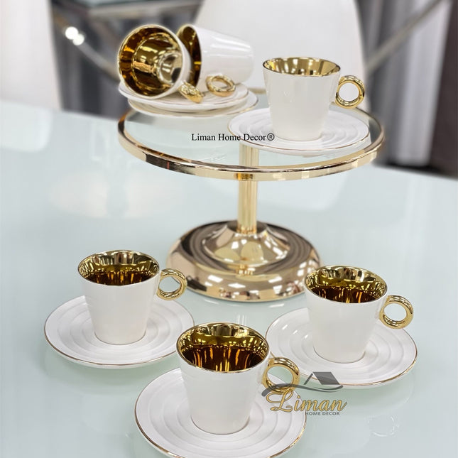 ACR ACR Leonie Espressoset 12 Delig | 6 Persoons Wit