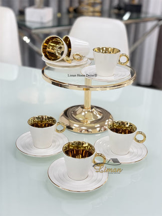 ACR ACR Leonie Espressoset 12 Delig | 6 Persoons Wit