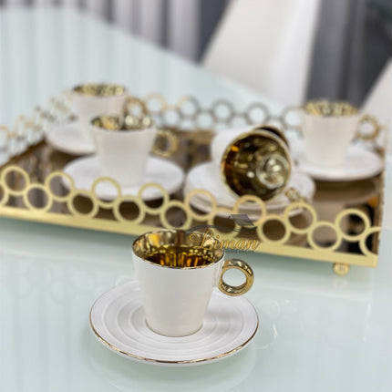 ACR ACR Leonie Espressoset 12 Delig | 6 Persoons Wit