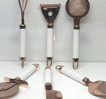 ACR ACR MATRICA 6 DELIG KEUKENGEREISET WIT / BRONS MET HANGER