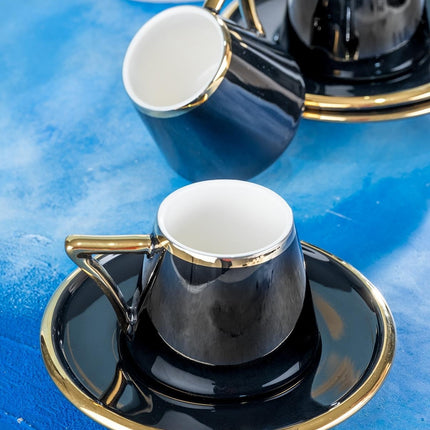 ACR ACR Mayla Espressoset 12 Delig | 6 Persoons Zwart