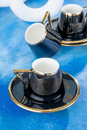 ACR ACR Mayla Espressoset 12 Delig | 6 Persoons Zwart