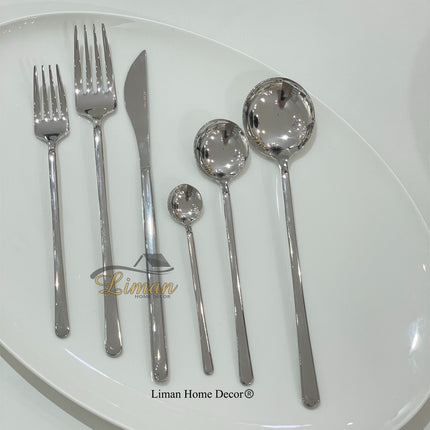 ACR ACR Milano Bestekset 36 Delig | 6 Persoons Zilver