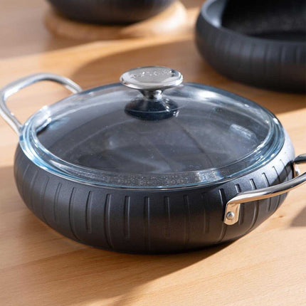 ACR ACR Moretti Pannenset 7 Delig Zwart - Zilver