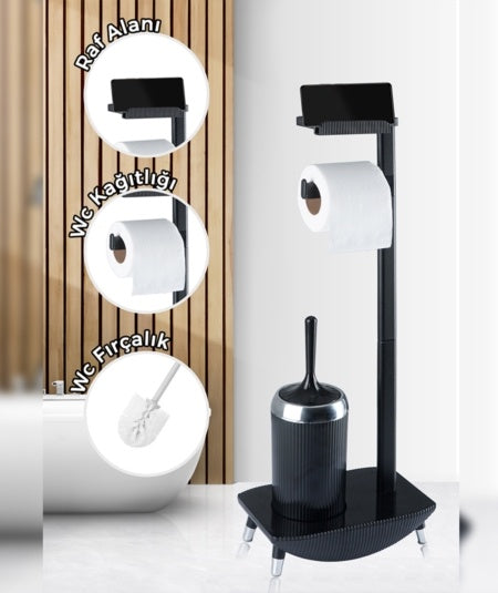 ACR ACR MULI FUNCTIONEEL WC ROLHOUDER ZWART