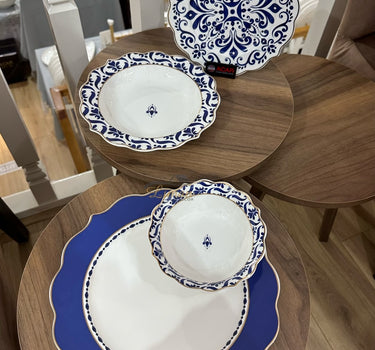 ACR ACR Nancy Servies set 24 Delig | 6 Persoons Blauw
