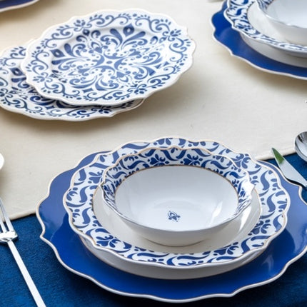 ACR ACR Nancy Servies set 24 Delig | 6 Persoons Blauw