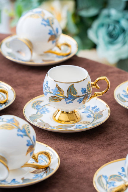 ACR ACR Olivette Espressoset 12 Delig | 6 Persoons Blauw