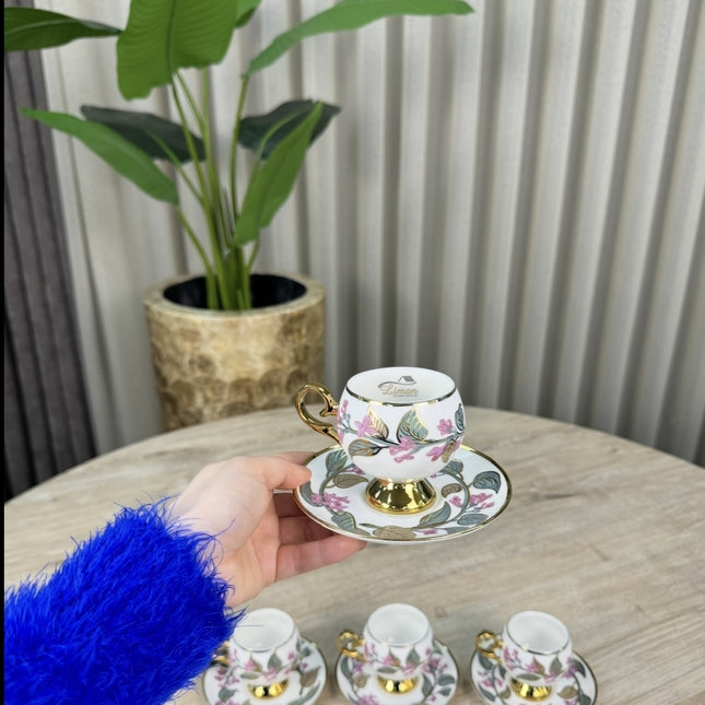 ACR ACR Olivette Espressoset 12 Delig | 6 Persoons Roze