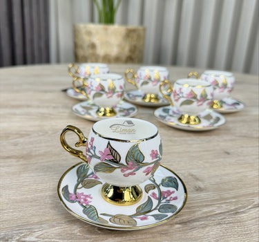 ACR ACR Olivette Espressoset 12 Delig | 6 Persoons Roze