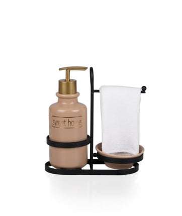 ACR ACR Sandy Vloeibare Zeephouder Met Metalen Hanger Cream