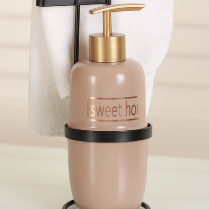 ACR ACR Sandy Vloeibare Zeephouder Met Metalen Hanger Cream