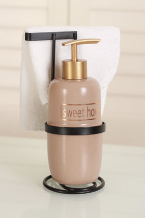 ACR ACR Sandy Vloeibare Zeephouder Met Metalen Hanger Cream