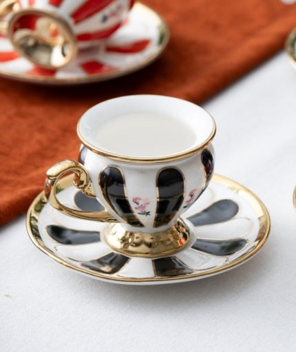 ACR ACR Scarlet Espressoset 12 Delig | 6 Persoons Zwart