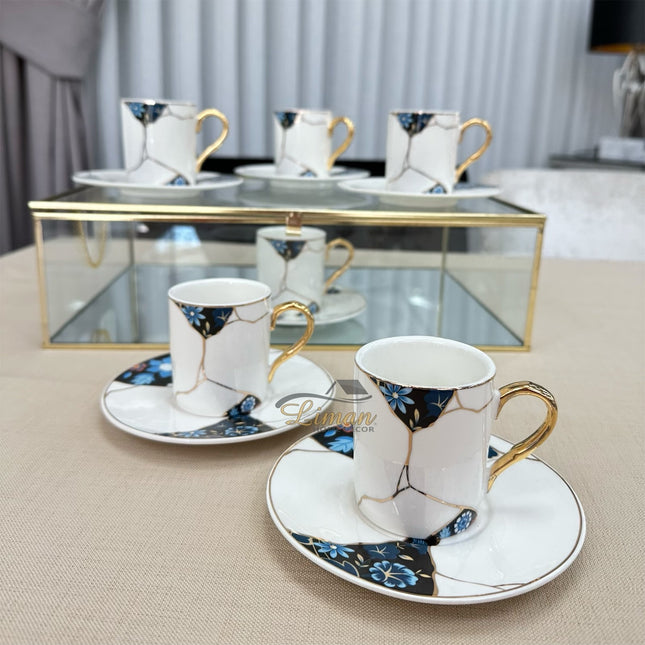 ACR ACR Seosan Star Zwart  Espressoset 12 Delig | 6 Persoons