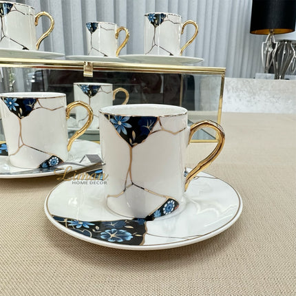 ACR ACR Seosan Star Zwart  Espressoset 12 Delig | 6 Persoons