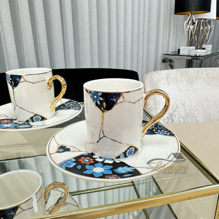 ACR ACR Seosan Star Zwart  Espressoset 12 Delig | 6 Persoons