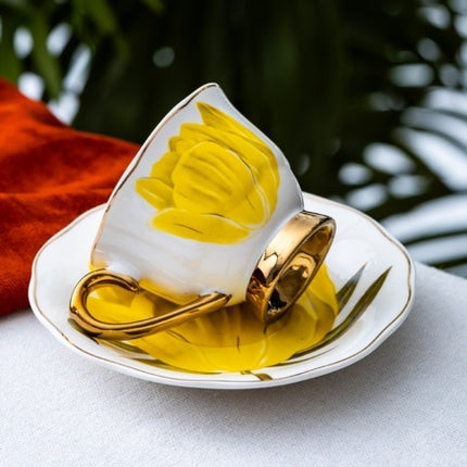 ACR ACR Tiffany Espressoset 4 Delig | 2 Persoons Geel