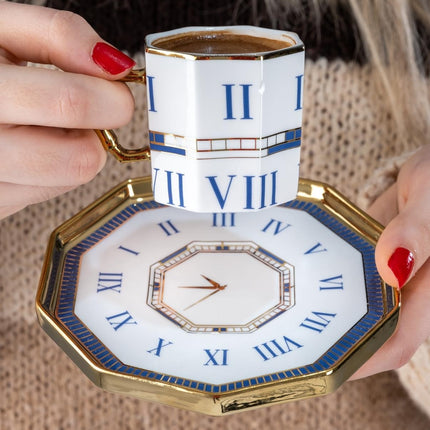 ACR ACR Timeless Espressoset 12 Delig | 6 Persoons Blauw